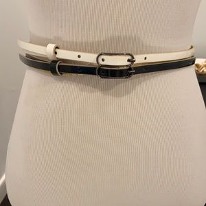 Alice & Olivia Black & White Belt